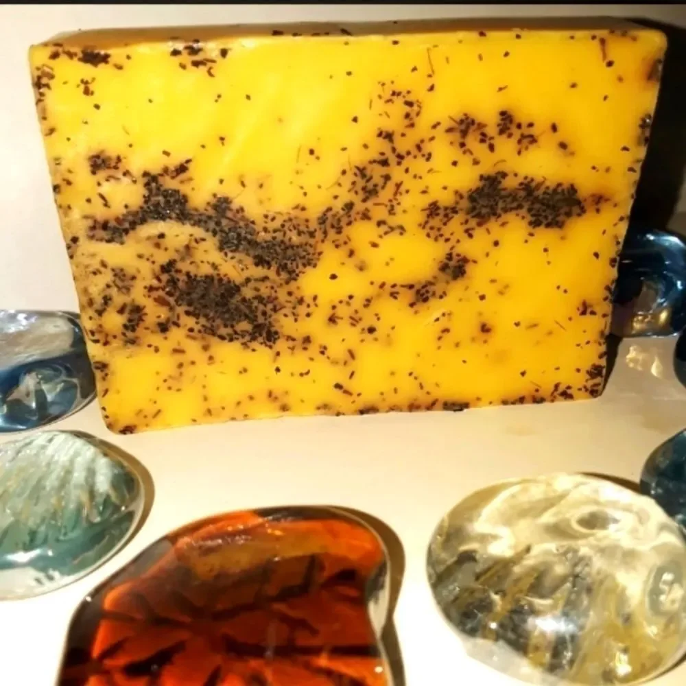 𝅺hand CRAFTED𝅺 ORANGE TEA Soap bar